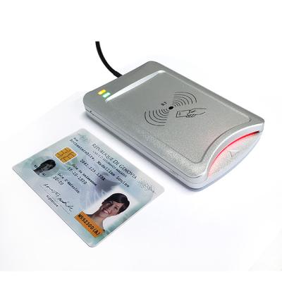 Le lecteur de cartes hybrides de RFID IC RS232 connectent la norme d'ISO1443 ISO7816