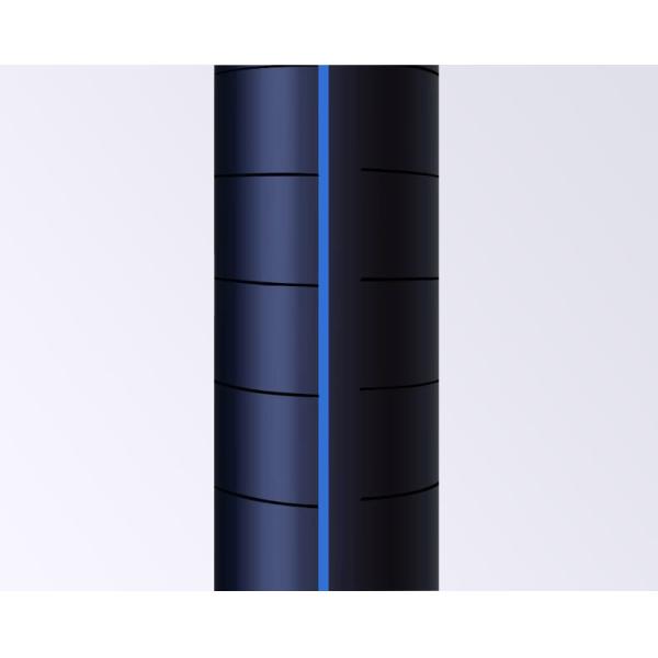 Acid And Alkali Resistant Poly PE Water Pipes 3 Inch 4 Inch SGS ISO