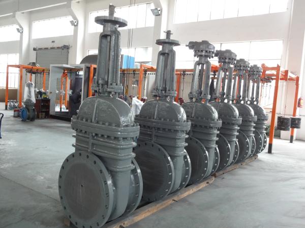 API 600 Cast Steel Industrial Gate Valve Handwheel / Gear Operations ZGZ6001