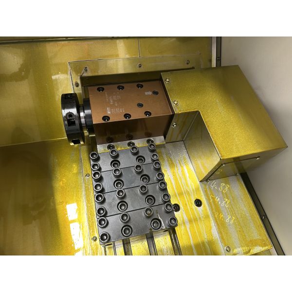 High Speed Gang Tool CNC Lathe TCK6340: ±0.003mm Repeatability for Consistent Precision Machining