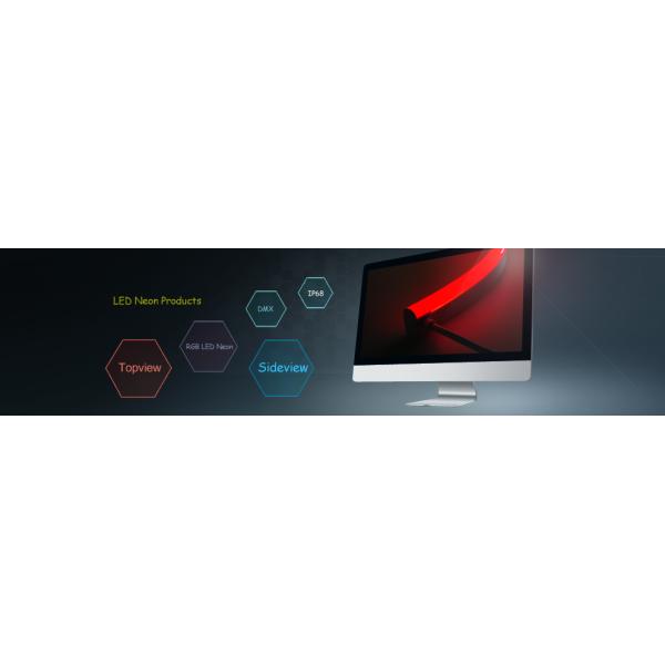 Подводная лампа прокладки СИД неоновая, PVC цвета слоновой кости мини света ленты размера неонового анти- УЛЬТРАФИОЛЕТОВЫЙ белый