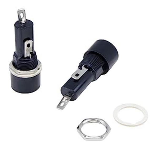6x30mm 10A 250V Fuse Holders Flame Retardant ROHS Certification