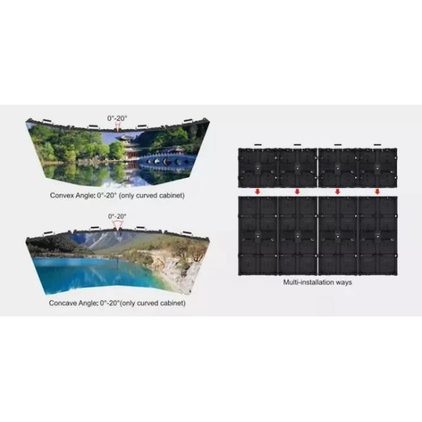 High Refresh P3.91 LED Display Board Rental Full Color Indoor Outdoor Advertising