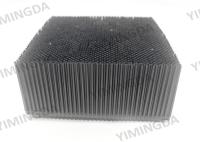 Pieds carrés en nylon noir, coupeuse automatique, brosses, pièces détachées pour machine à couper Gerber