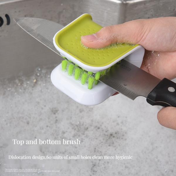 Sustainable Multi-Functional Blade Cleaner for Kitchen Car Bottle Pet Washing Sponge