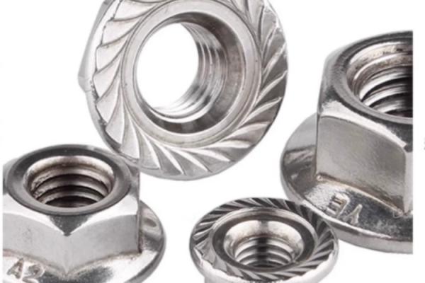 M12 M16 Ferro inoxidável Hexagon Flange Nuts B7 B16 A325 A307 Metal hex Flange nuts