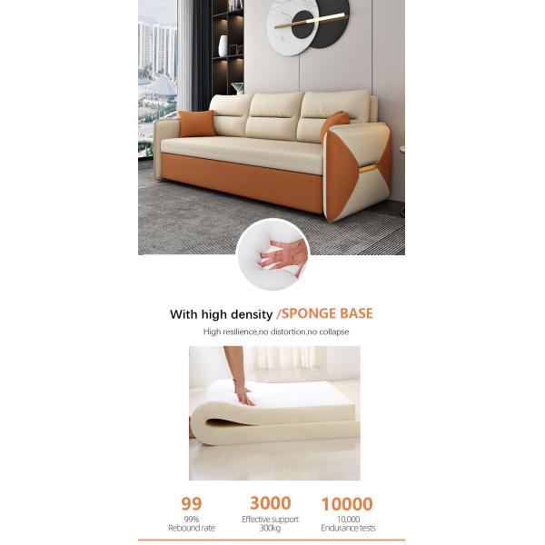 Living Room Furniture Convertible Sofa Bed Loveseat Sleeper Fabric Cover