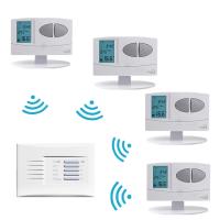 2*Pilhas AA Tamanho 6 Vezes 6 Temp por Dia 7 Dias 5/2 ou 24 Horas Opções de Programação 868Mhz Termostato digital sem fio para aquecimento ambiente