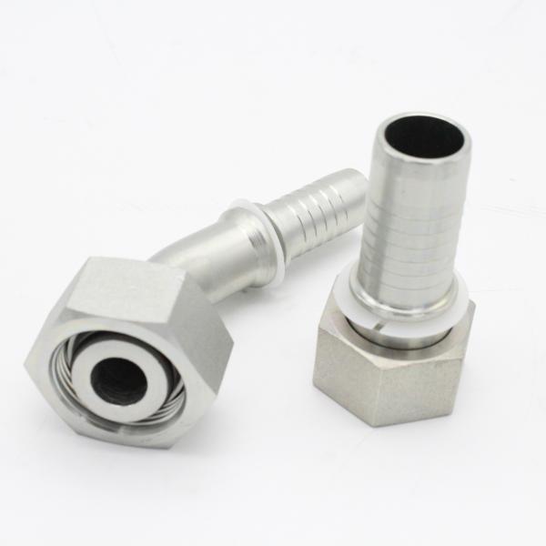 Соединение шланга гидросистемы штуцера рукава с плетеной внутренней прокладкой локтя 45 градусов метрическое женское