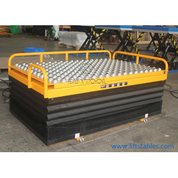 Tabela de elevador estacionária 300kg da bola de rolamento 350kg com PNF integrado acima da tabela de transferência da bola