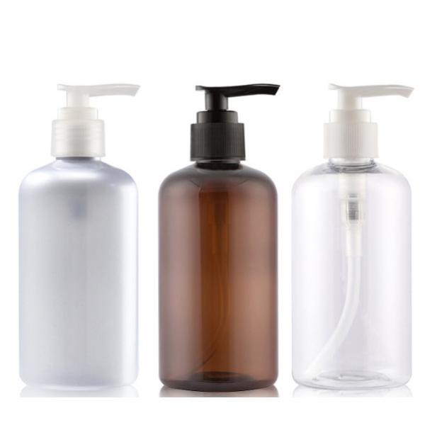 White Plastic Pump Lotion Bottles Cosmetic Packaging 8 Oz 250Ml 300Ml 500Ml