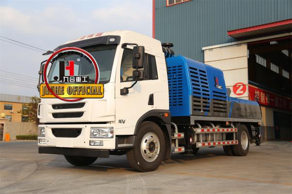 JIUHE Oficial HBC10018K caminhão montado bomba de linha de concreto para venda