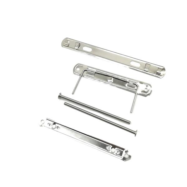 2 Hole Metal Paper Fastener Snake Shape File Folder Clips 160mm For Document Volumes