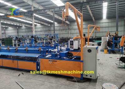 Compact Roll 380v 220v Plc Chain Link Fencing Machine