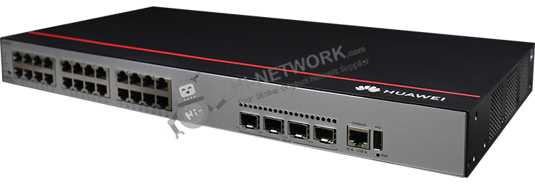 front-s5735-l24p4x-a1-datasheet Huawei CloudEngine Switch S5735-L24P4X-A1 with 24*10/100/1000BASE-T Ports 4*10GE SFP+ Ports and PoE+ Support