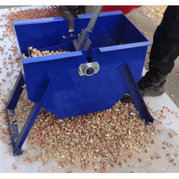Household Fiber Decorticating Machine , Blue Easy To Operate Peanut Sheller Machine