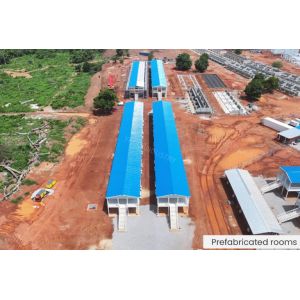 Thermal Insulation Mining Camp Flatpack Container House Modular Building