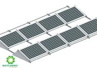 Suporte de montagem solares estabilizados compatíveis altos do telhado do painel solar dos sistemas do painel da energia de 3kw 5kw 10kw