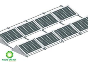 Hauts supports de montage solaires lestés compatibles de toit de panneau solaire