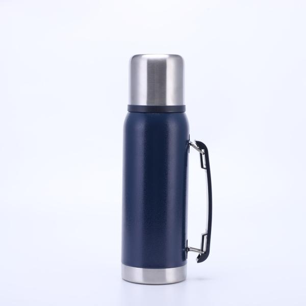 1000ml 1200ML Double Wall Thermos Bottle With Handle Vacuum Insulated Wide Mouth