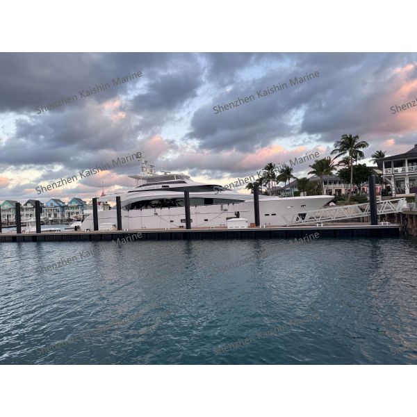 Customizable Yacht Floating Dock with 6061 Aluminum Alloy and 250kg Load Capacity for Marine Applications
