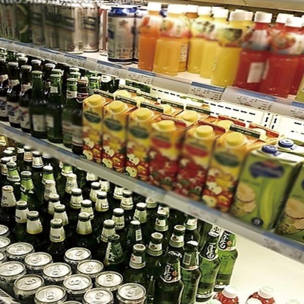 Комната Multi охладителя напитка нагрузки задней части замораживателя двери молокозавода палубы стеклянного охлаждая