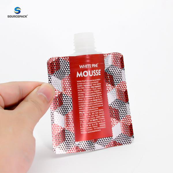 Customized Plastic Liquid Spout Pouch Small Cream Cosmetic Aluminum Waterproof