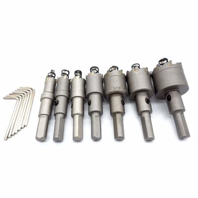 7pcs 14-35mm Tungsten Carbide Tipped Hole Saw Set