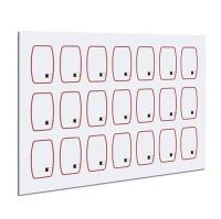 Material de la tarjeta de superficie de seda de PVC F08 Tk4100 F1108 TK4168 1k