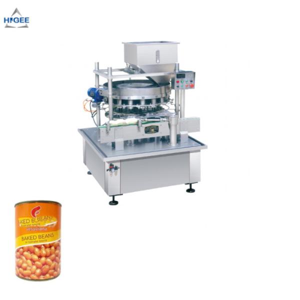 400CPH Canned red kidney beans filling and sealing machine soya bean canning machine