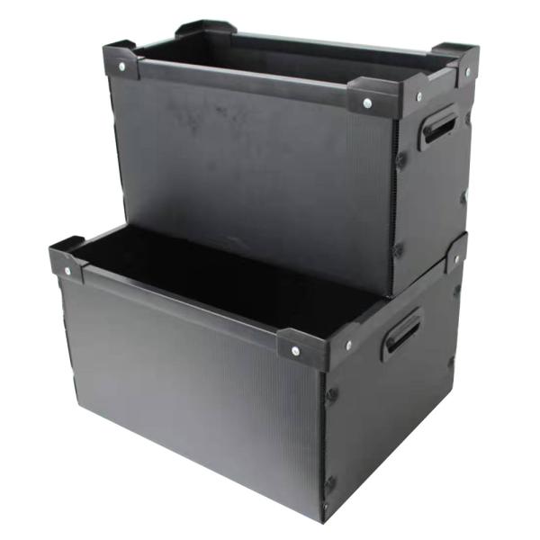 Black Waterproof ESD Plastic Container Box SMD Reel Storage Tape Holder