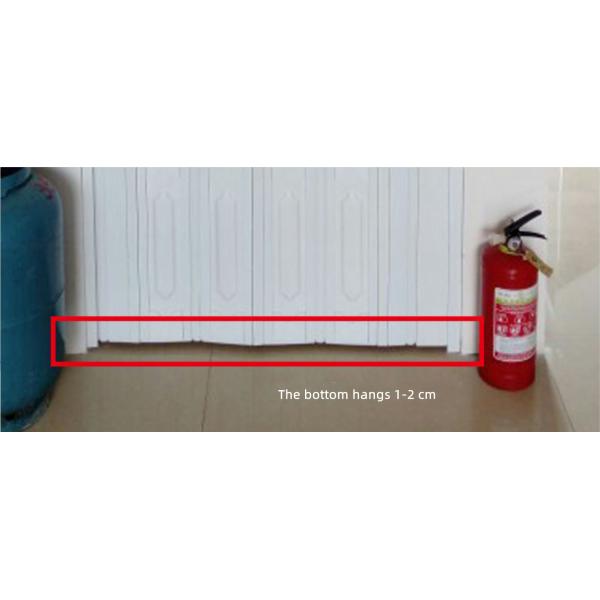 Подгонянная раздвижная дверь PVC Брауна цвета белая водоустойчивая для живущей комнаты