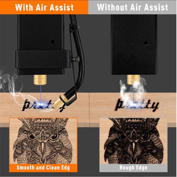 AC 110V / 220V Laser Engraver Air Assist Pump 30L/Min Laser Air Assist Kit