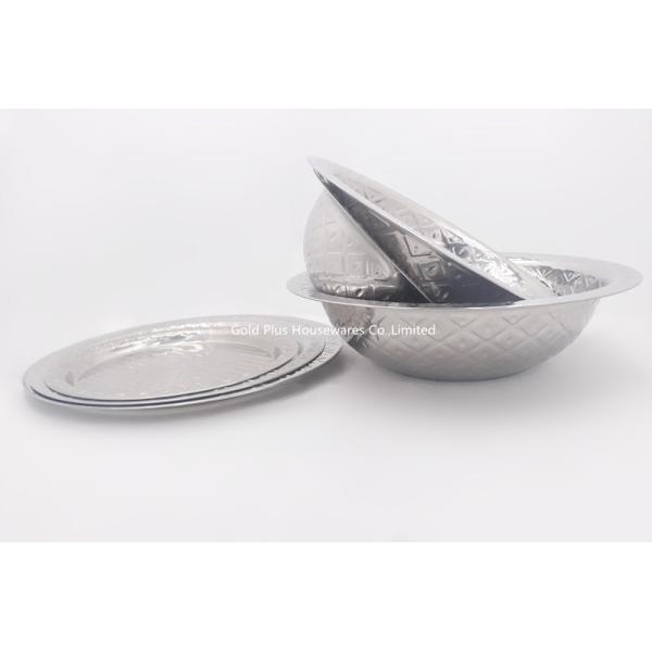 36cm Kitchen utensil metal soup deep basin various sizes grade steel rice bowl