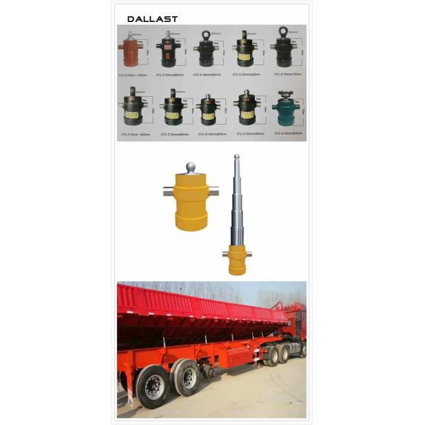 Telescopic 3 / 4 / 5 Stage Hydraulic Oil Cylinder for Car Truck Rollover