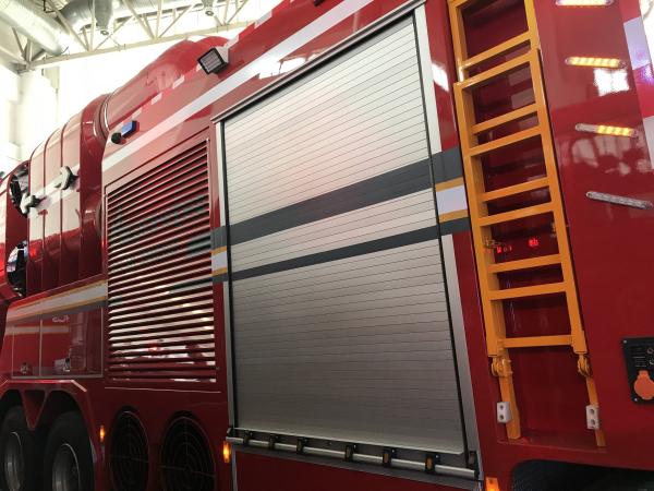 Customised Emergency Rescue Van Aluminum Roll-up Door  Industrial Automatic Rolling up Door