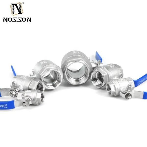 Stainless Steel Ball Valve 2 3 4 Inch NPT Thread Female 3 Piece Full Port Manual Operation ISO9001 Certified Nonstandard