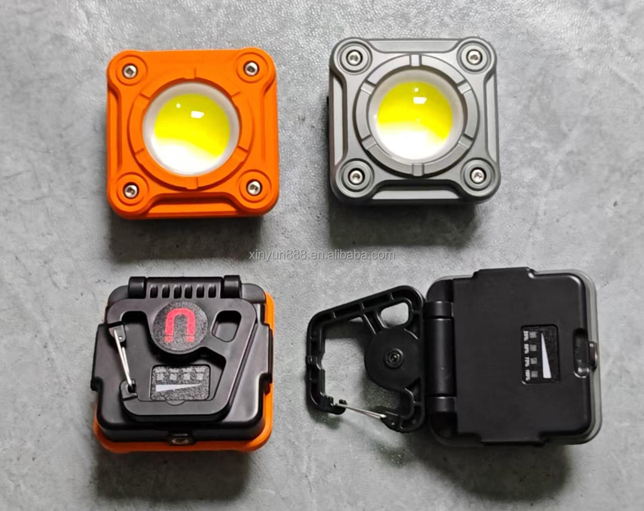 Hot Selling Outdoor Emergency MultiFunction Portable Work Led Light Magnetic Rechargeable Led Work Light With Hooks