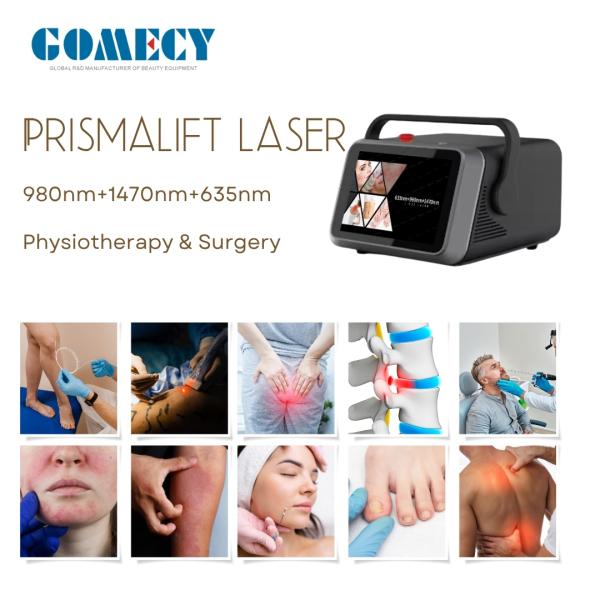 3 Waves Latest Design 635nm 980nm 1470nm Endolift Laser Machine For Sale Pain Relief Veins Remove Nail Fungus Cure Endolift Face Lift Lipolysis Fat Loss