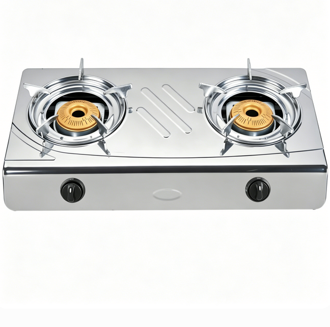Home Household Kitchen Portable Table Hob Top 2 burner Gas Stove OEM ODM Supplier