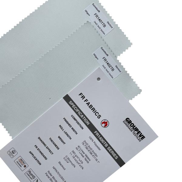 Preço de fábrica Tela de proteção solar resistente ao fogo