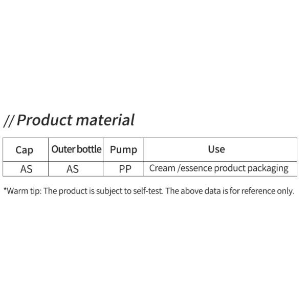 Material AS PCR Laca suave para manos Botella sin aire de 120 ml Cosmético cilindro de vacío Botella de bomba verde mate Botella de loción tonificante