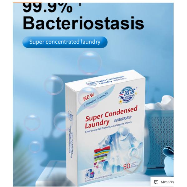 Os odores do concentrado de Nanoscale que removem o detergente para a roupa cobrem tabuletas do sabão