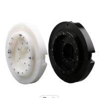 CNC industrial que trabaja a máquina las piezas plásticas Pom Pvc Material de nylon
