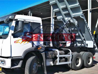 20 Tons Construction Dump Truck , Earthmoving 6x4 Driving Type Automatic Dump Truck