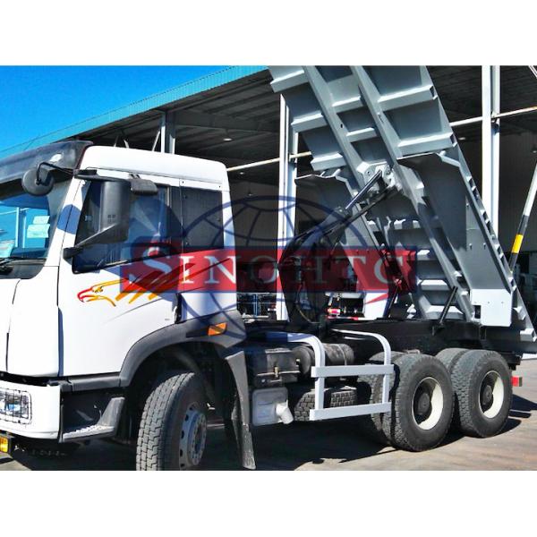 20 Tons Construction Dump Truck , Earthmoving 6x4 Driving Type Automatic Dump Truck