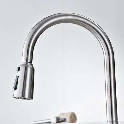 18/10 de cartucho do torneira CUPC da cozinha do punho do único furo de aço inoxidável único