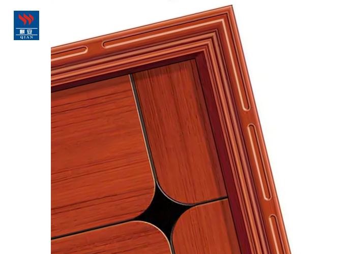 Прокатанная дверь твердого Teak деревянная