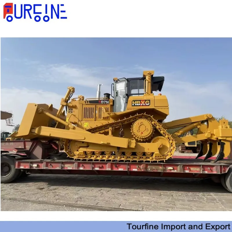 230 HP HBXG SD7N Bulldozer Construction Equipment With Ripper And ROPS Cabin