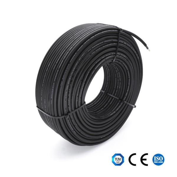 High Voltage 6mm DC Pv1f Solar Wire Cable 500m 1000m 1000v 1500v